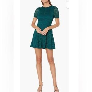 Ali & Jay green lace dress
